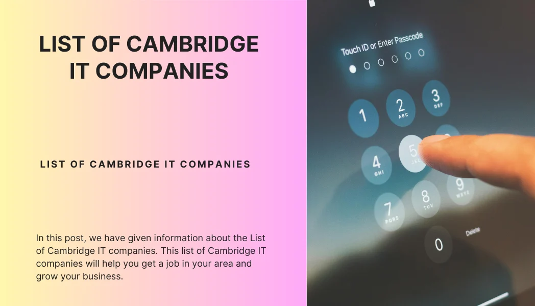 List-of-Cambridge-IT-Companies